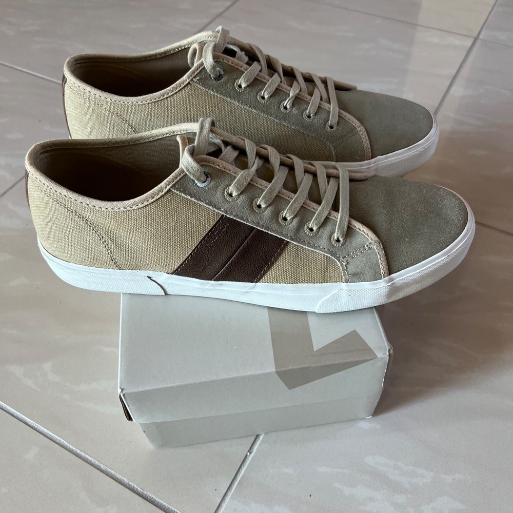 #2717 Nautica Men's Carrollton Oxford Khaki Sneakers size 13